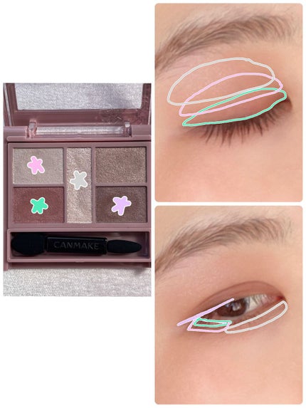 ライティングリキッドアイズ/キャンメイク/リキッドアイシャドウを使ったクチコミ(7枚目)