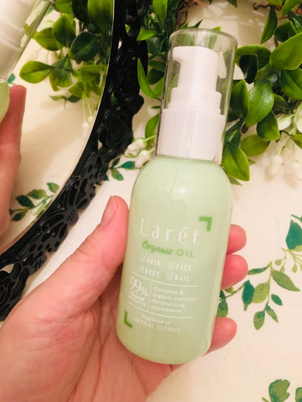 オーガニックオイル/Laret/ヘアオイルを使ったクチコミ(1枚目)