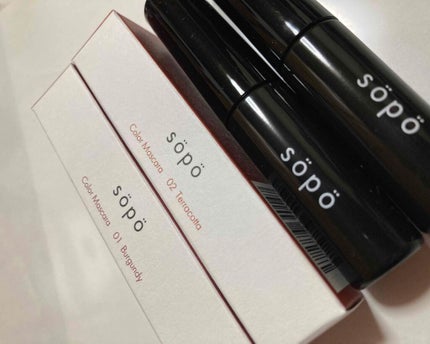 カラーマスカラ/sopo/マスカラを使ったクチコミ(1枚目)