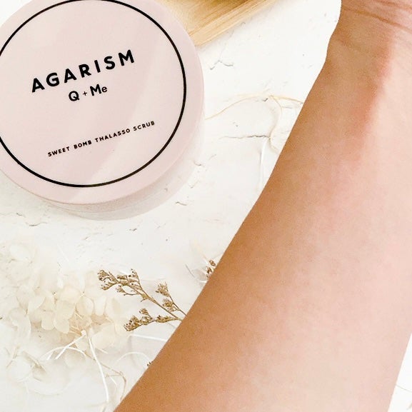 Q+Me スウィート ボム タラソ スクラブ/AGARISM/バスト・ヒップケアを使ったクチコミ(4枚目)