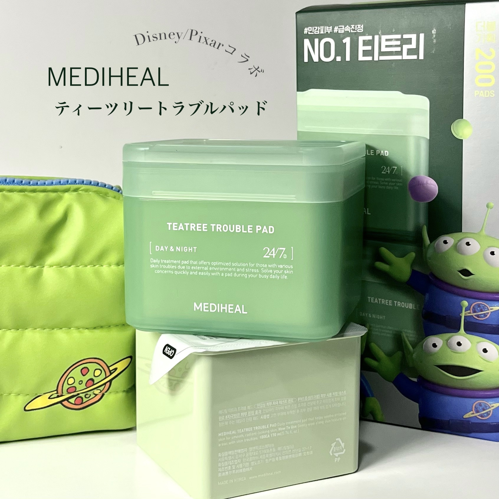 ティーツリー トラブルパッド/MEDIHEAL/トナーパッドを使ったクチコミ（2枚目）