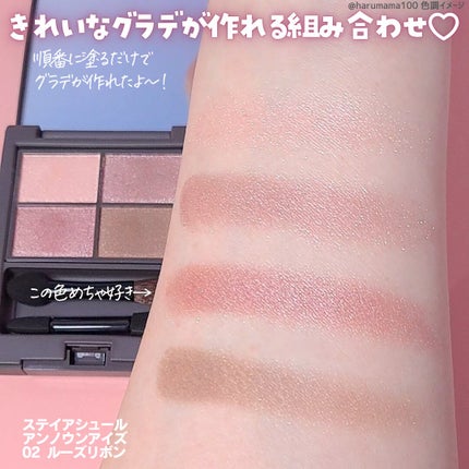 アンノウンアイズ/STEIASUR(ステイアシュール)/アイシャドウパレットを使ったクチコミ(4枚目)