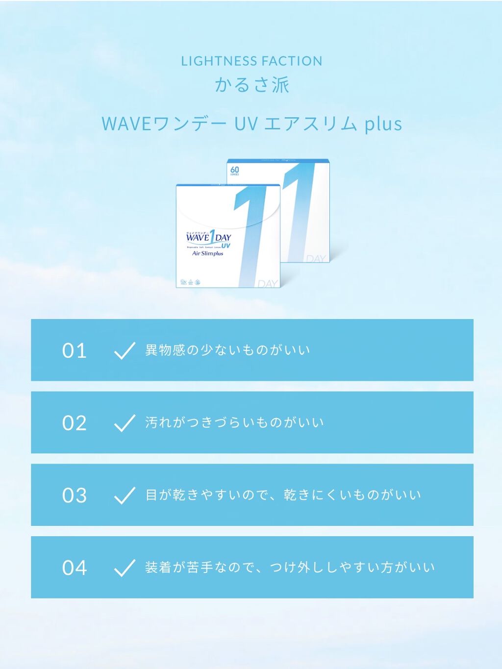 WAVEワンデー UV plus WaterSlim plus/WAVE/ワンデー（１DAY）カラコンを使ったクチコミ（3枚目）