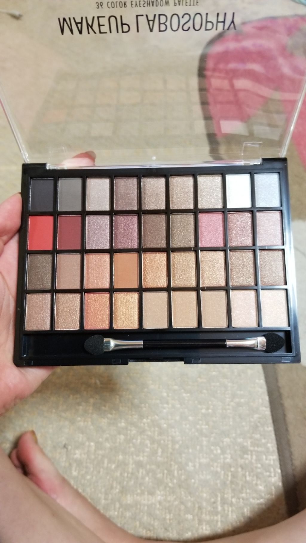 36カラーアイシャドウパレット/ドン・キホーテ/アイシャドウパレットを使ったクチコミ（2枚目）