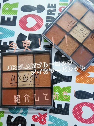 UR GLAM　BLOOMING EYE COLOR PALETTE/U R GLAM/パウダーアイシャドウを使ったクチコミ（1枚目）