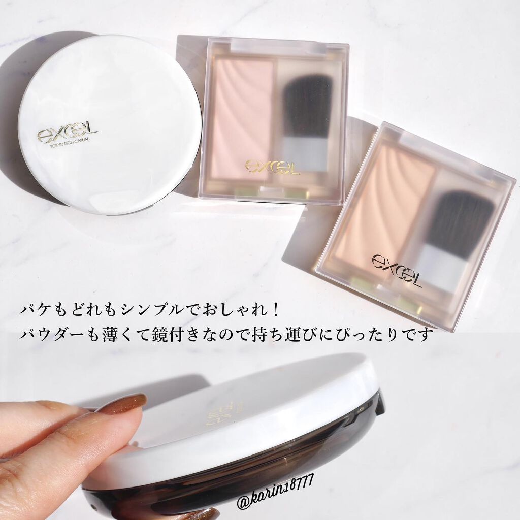 ラスタリングシアーパウダー/excel/プレストパウダーを使ったクチコミ(6枚目)