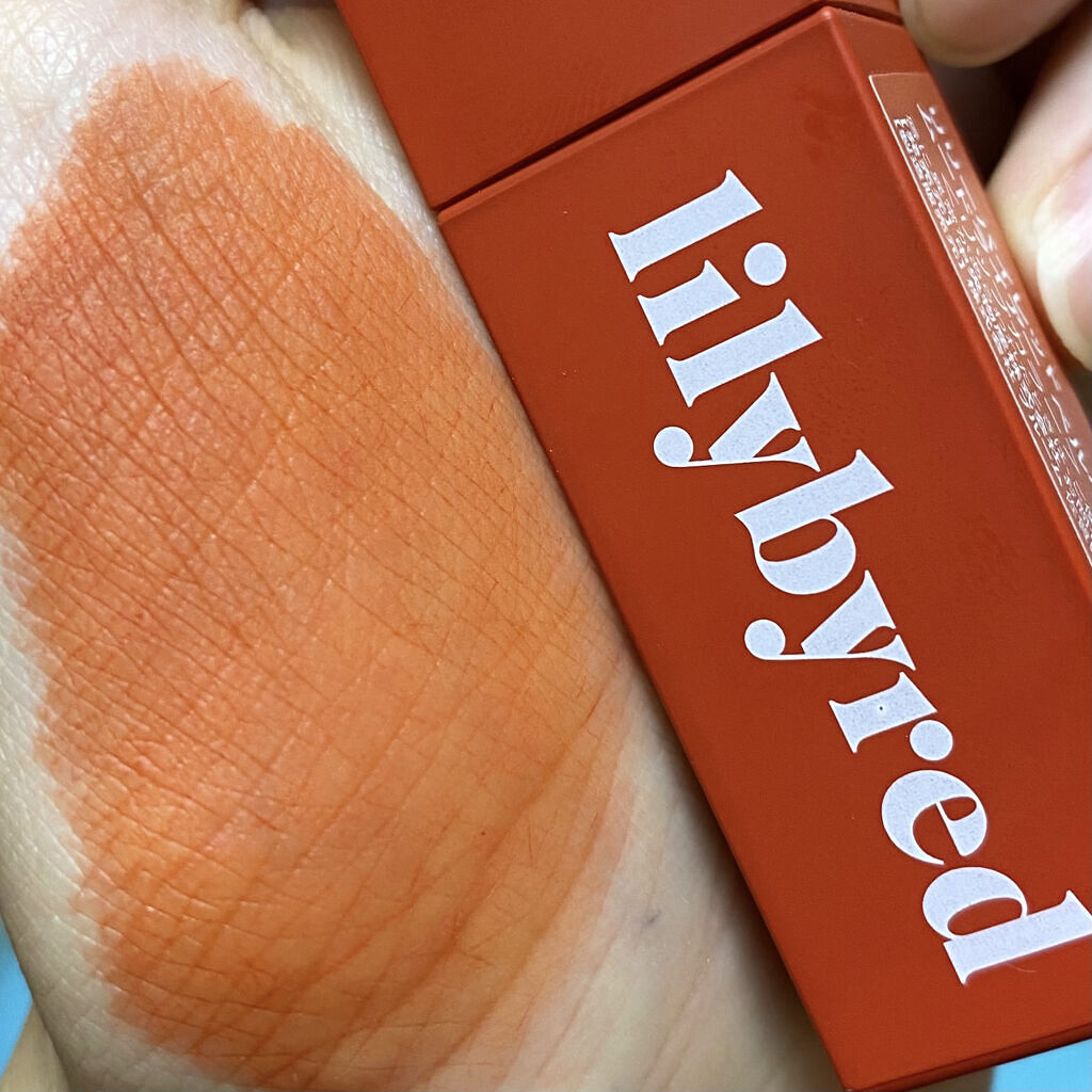 ムードライアー ベルベットティント/lilybyred/リップティントを使ったクチコミ（3枚目）