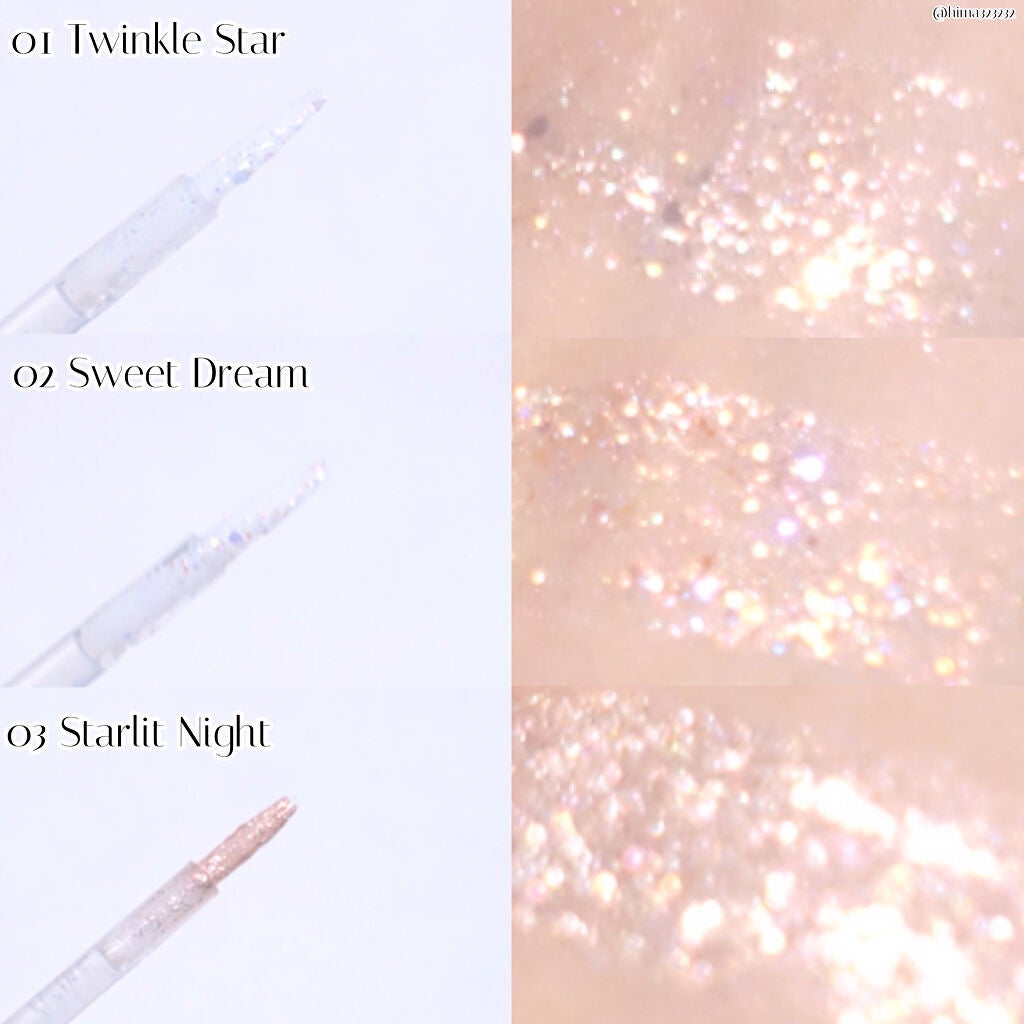 ひまちゃん /垢抜けの参考書 on LIPS 「【ラメ】〜可愛すぎるdasiqueのholidaycollec..」(3枚目)