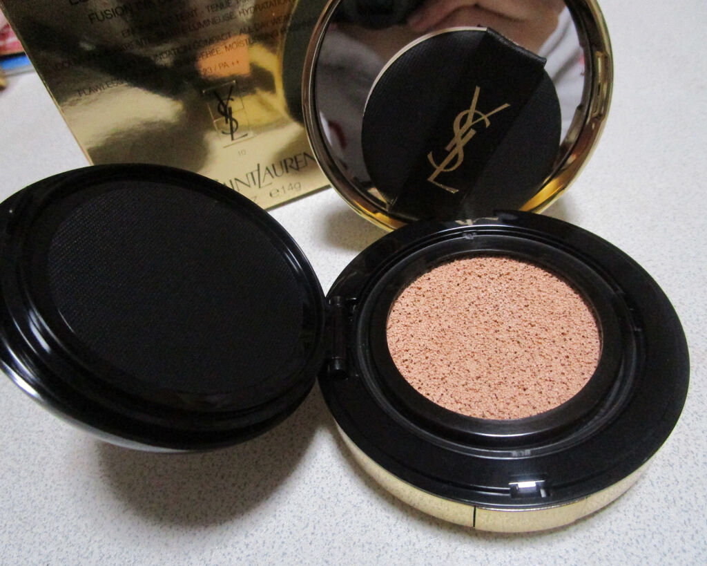 アンクル ド ポー ルクッション/YVES SAINT LAURENT BEAUTE/クッションファンデーションを使ったクチコミ（3枚目）