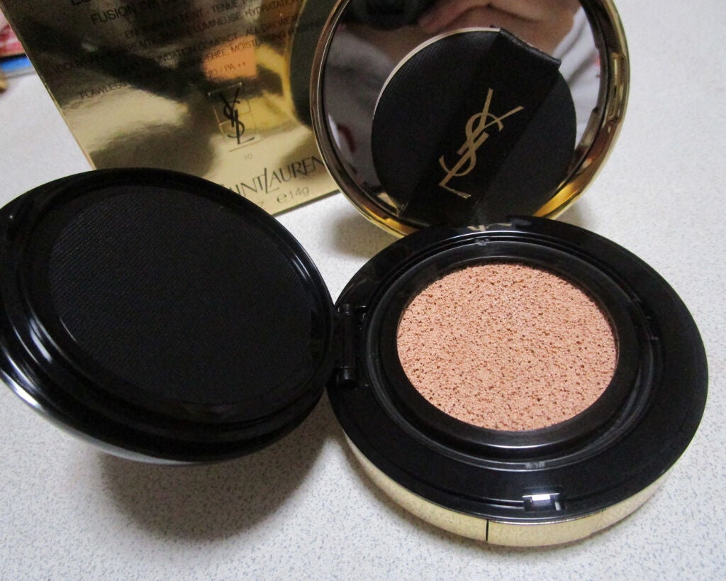 アンクル ド ポー ルクッション/YVES SAINT LAURENT BEAUTE/クッションファンデーションを使ったクチコミ(3枚目)