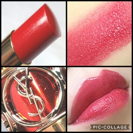 ルージュ ヴォリュプテ シャイン/YVES SAINT LAURENT BEAUTE/口紅を使ったクチコミ(2枚目)