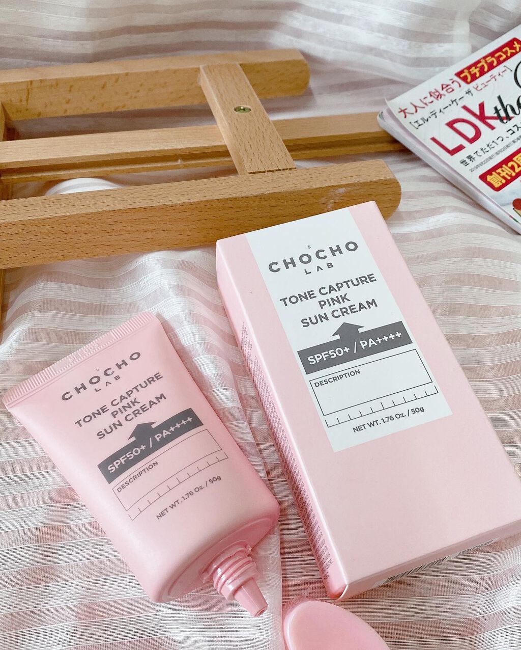 トーンキャプチャーピンクサンクリーム/CHOCHOSLAB/日焼け止め・UVケアを使ったクチコミ（3枚目）