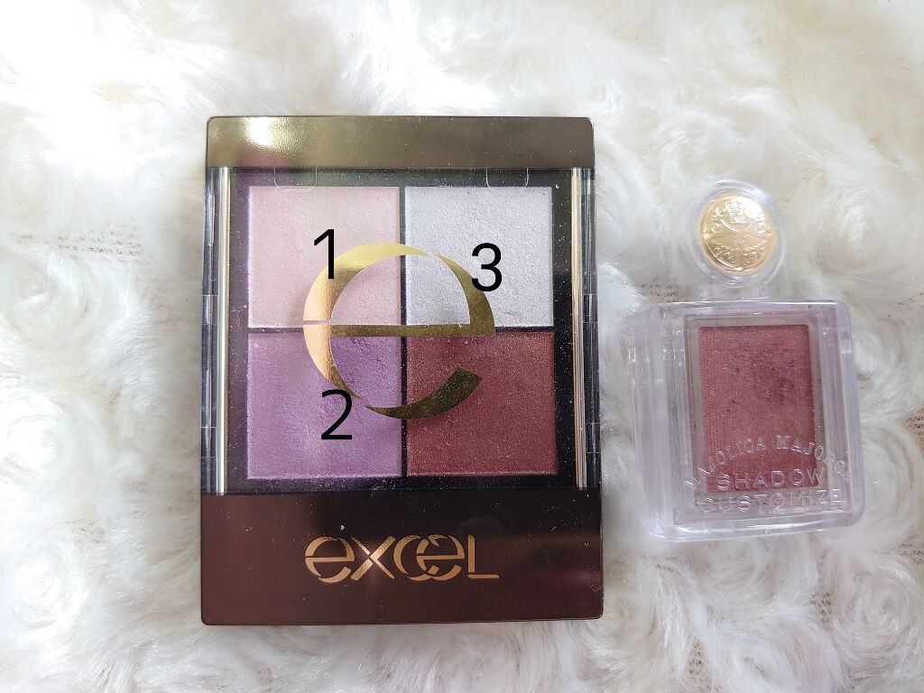 スキニーリッチシャドウ/excel/アイシャドウパレットを使ったクチコミ(3枚目)