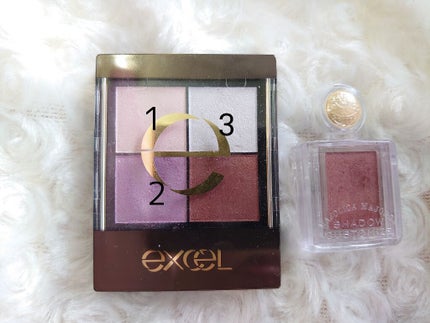 スキニーリッチシャドウ/excel/アイシャドウパレットを使ったクチコミ(3枚目)