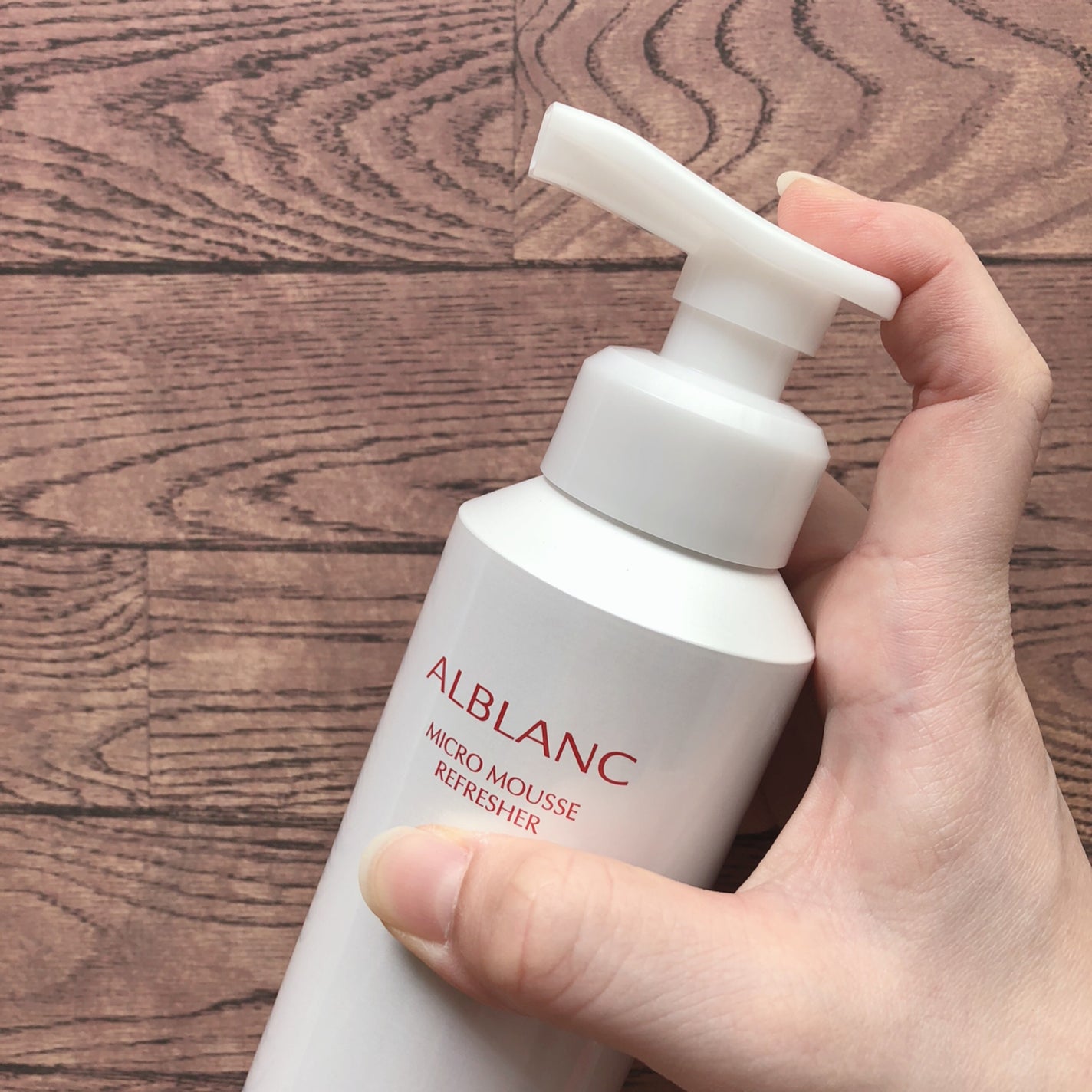 マイクロムース リフレッシャー/ALBLANC/泡洗顔を使ったクチコミ(2枚目)