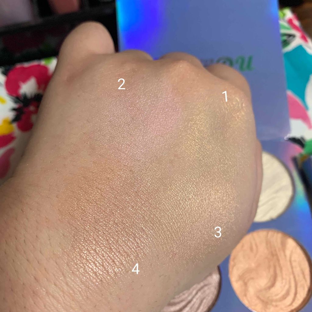 ハイライトパレット/Cmaa DU/パウダーハイライトを使ったクチコミ（3枚目）