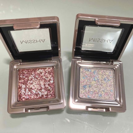 グリッタープリズム シャドウ/MISSHA/グリッターを使ったクチコミ(2枚目)