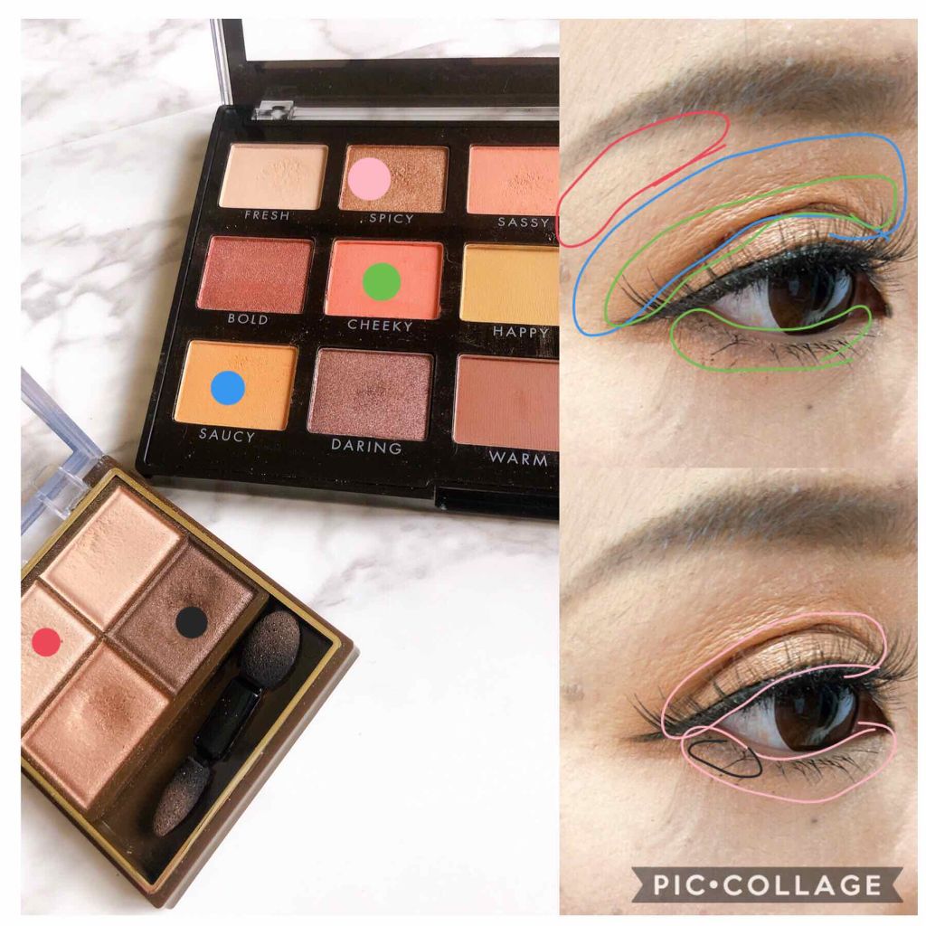 スキニーリッチシャドウ/excel/アイシャドウパレットを使ったクチコミ(3枚目)