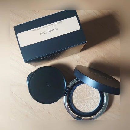 オリジナル ピュア セラム カバーアップ クッション/bareMinerals/クッションファンデーションを使ったクチコミ(2枚目)