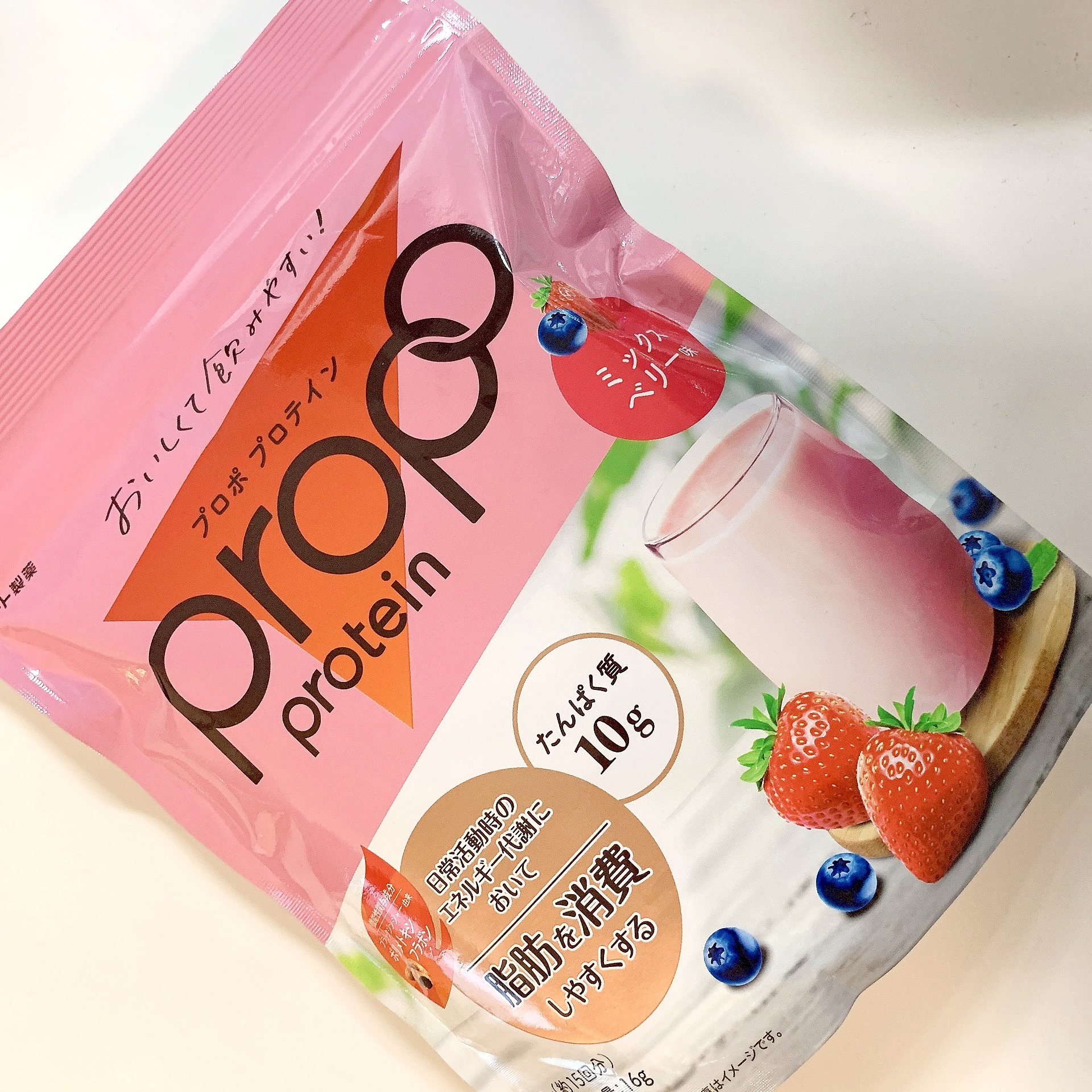 プロポ プロテイン(カフェオレ味)/ロート製薬/その他プロテインを使ったクチコミ（2枚目）