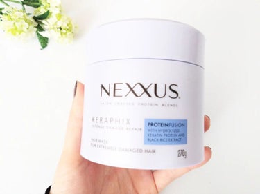 NEXXUS(ネクサス) インテンスダメージリペア ヘアマスクのクチコミ「ネクサスは
髪の約90％(※水分を除いた構成比）である
タンパク質を最優先に考えた
設計処方に.....」（1枚目）