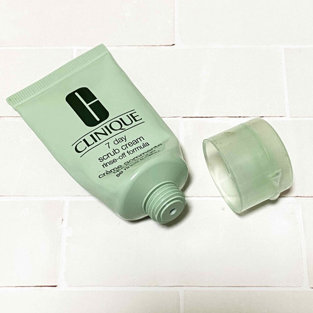 セブンデイ スクラブ クリーム リンス オフ フォーミュラ/CLINIQUE/スクラブ・ゴマージュを使ったクチコミ(1枚目)