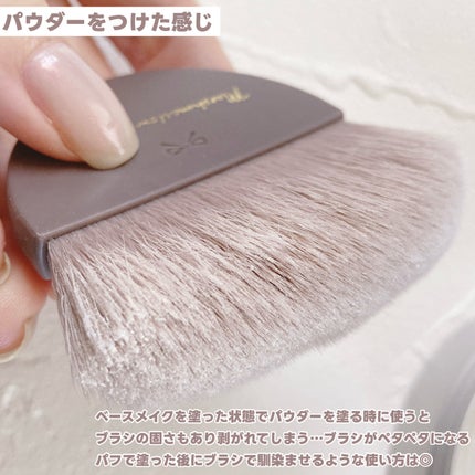 マシュマロフィニッシュパウダーブラシ/キャンメイク/メイクブラシを使ったクチコミ(5枚目)