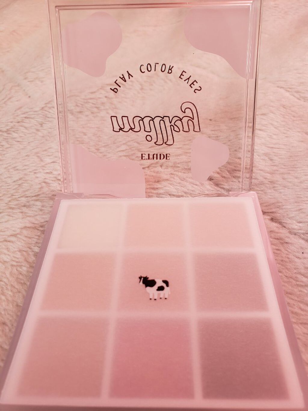 プレイカラーアイズ ≪ミルキーコレクション≫/ETUDE/アイシャドウパレットを使ったクチコミ(4枚目)