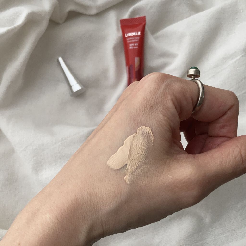 LINOKLE リンクルケアファンデーション/さくらの森/BBクリームを使ったクチコミ（3枚目）