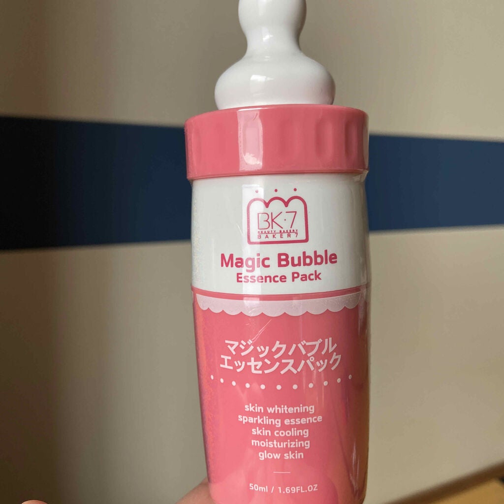 マジックバブルエッセンスパック(ピンク) /BAKER7/洗い流すパック・マスクを使ったクチコミ(1枚目)