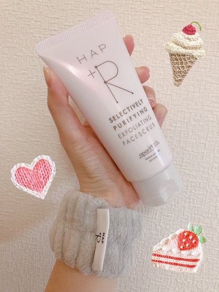 フェイススクラブ /HAP+R/スクラブ・ゴマージュを使ったクチコミ(1枚目)