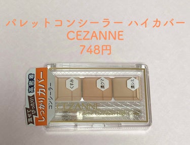 パレットコンシーラー ハイカバー/CEZANNE/コンシーラーを使ったクチコミ（1枚目）