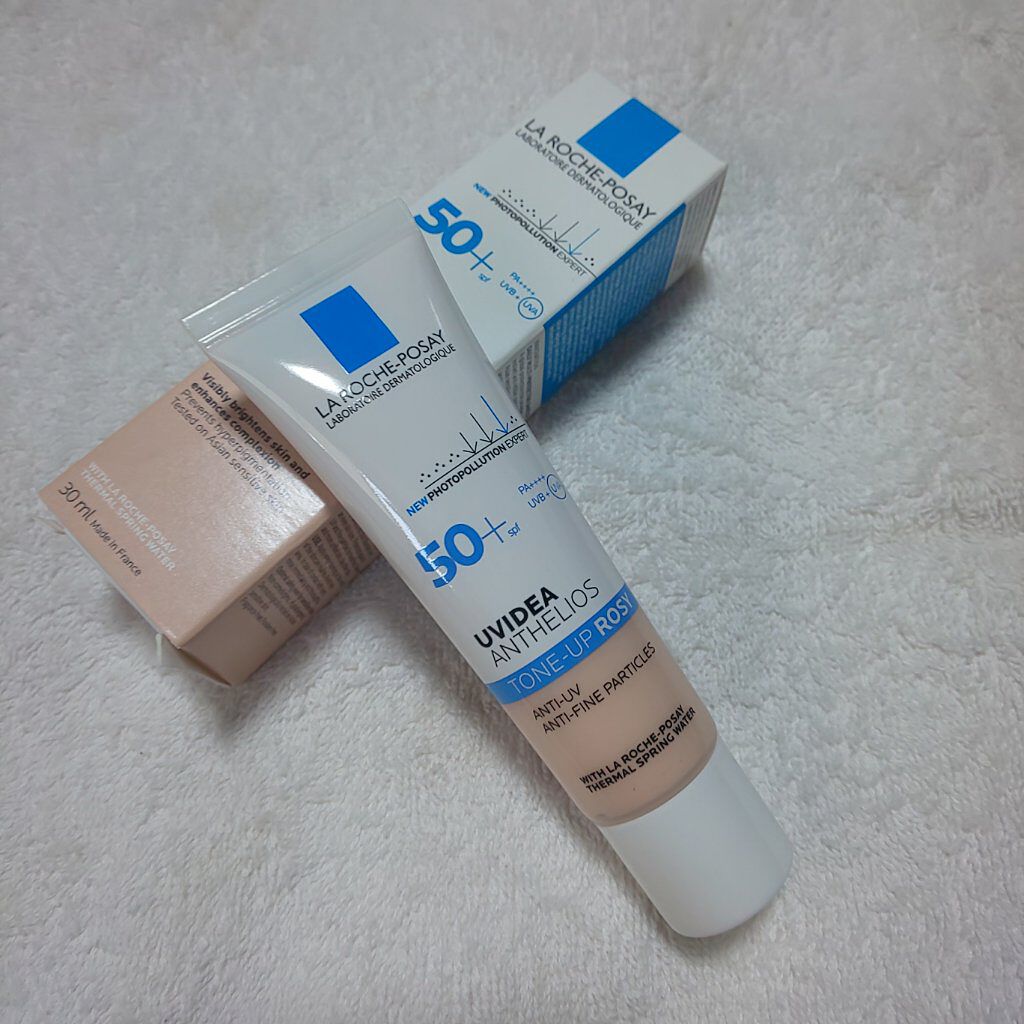 UVイデア XL プロテクショントーンアップ ローズ/ラ ロッシュ ポゼ/日焼け止めクリームを使ったクチコミ（2枚目）