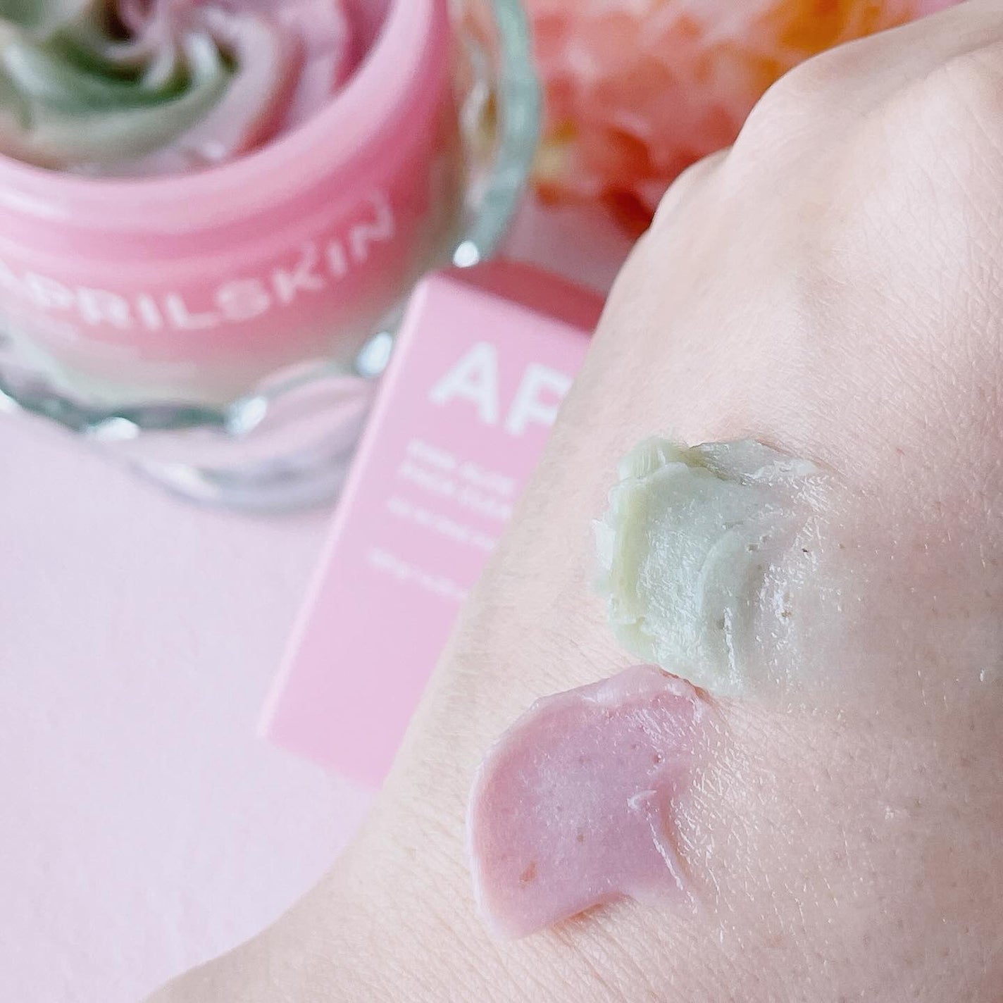 ピンクアロエメレンゲクレンザー/APRILSKIN/その他洗顔料を使ったクチコミ(4枚目)