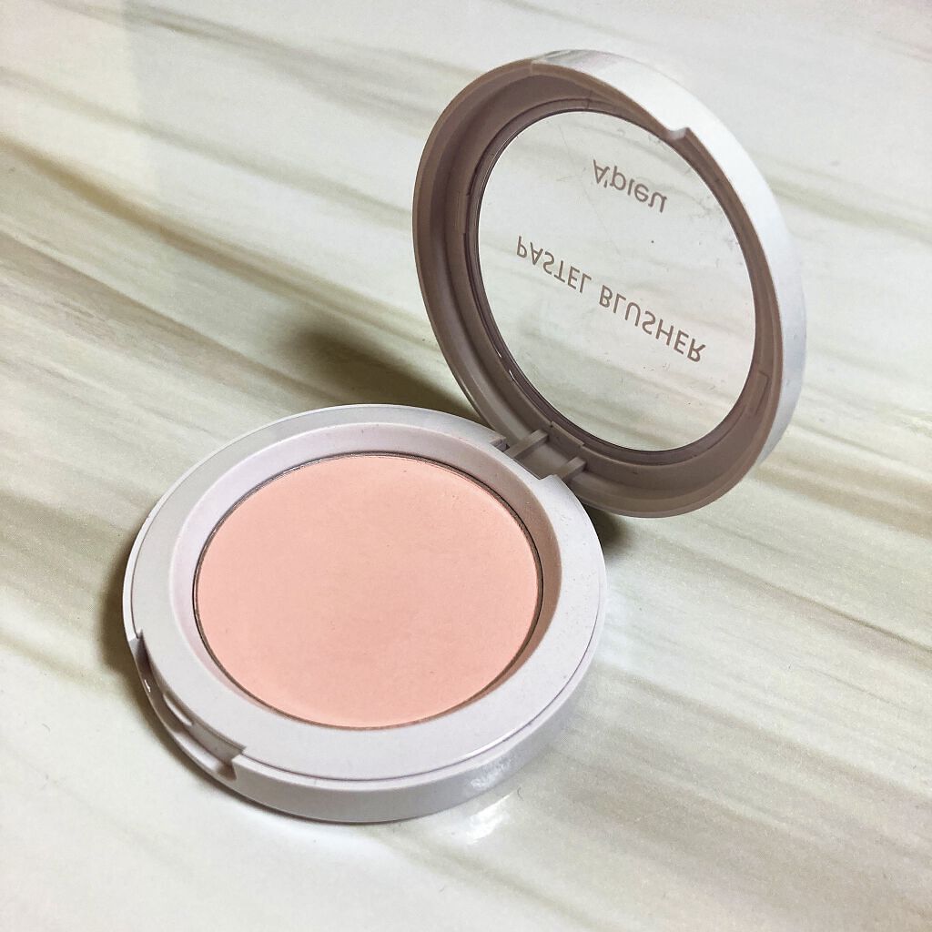 アピュー パステルブラッシャー PK07 ピンクコットン/A’pieu/パウダーチークを使ったクチコミ（2枚目）