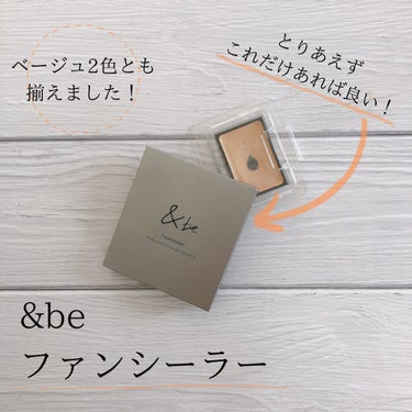 &be ファンシーラー ライトベージュ(詰め替え用リフィル)/＆be/パレットコンシーラーを使ったクチコミ（1枚目）