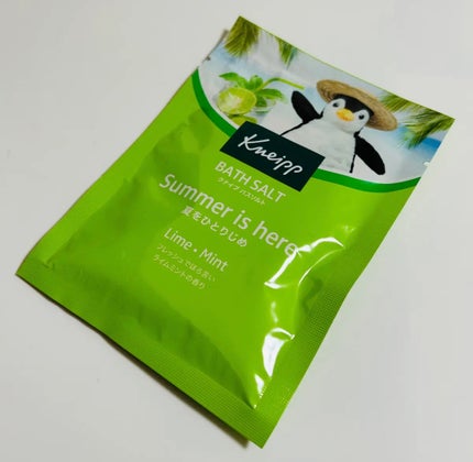 クナイプ バスソルト ライムミントの香り/クナイプ/無機塩系入浴剤を使ったクチコミ(1枚目)
