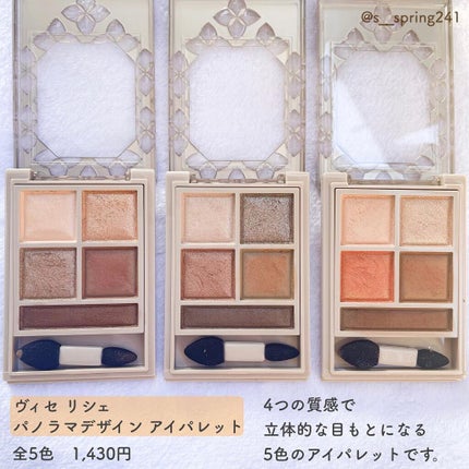 パノラマデザイン アイパレット/Visée/アイシャドウパレットを使ったクチコミ(2枚目)