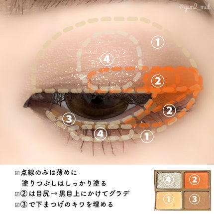 クリーミータッチライナー/キャンメイク/ジェルアイライナーを使ったクチコミ(4枚目)