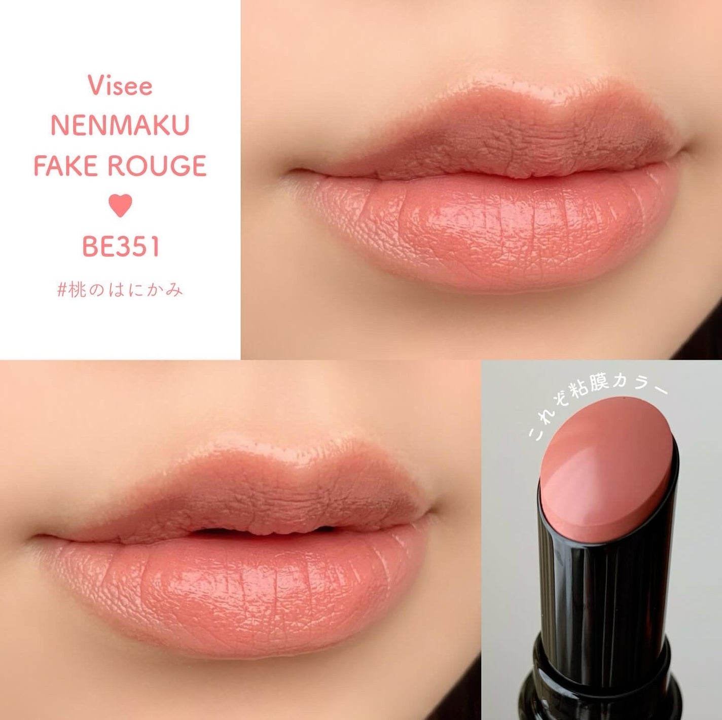 ネンマクフェイク ルージュ/Visée/口紅を使ったクチコミ(2枚目)
