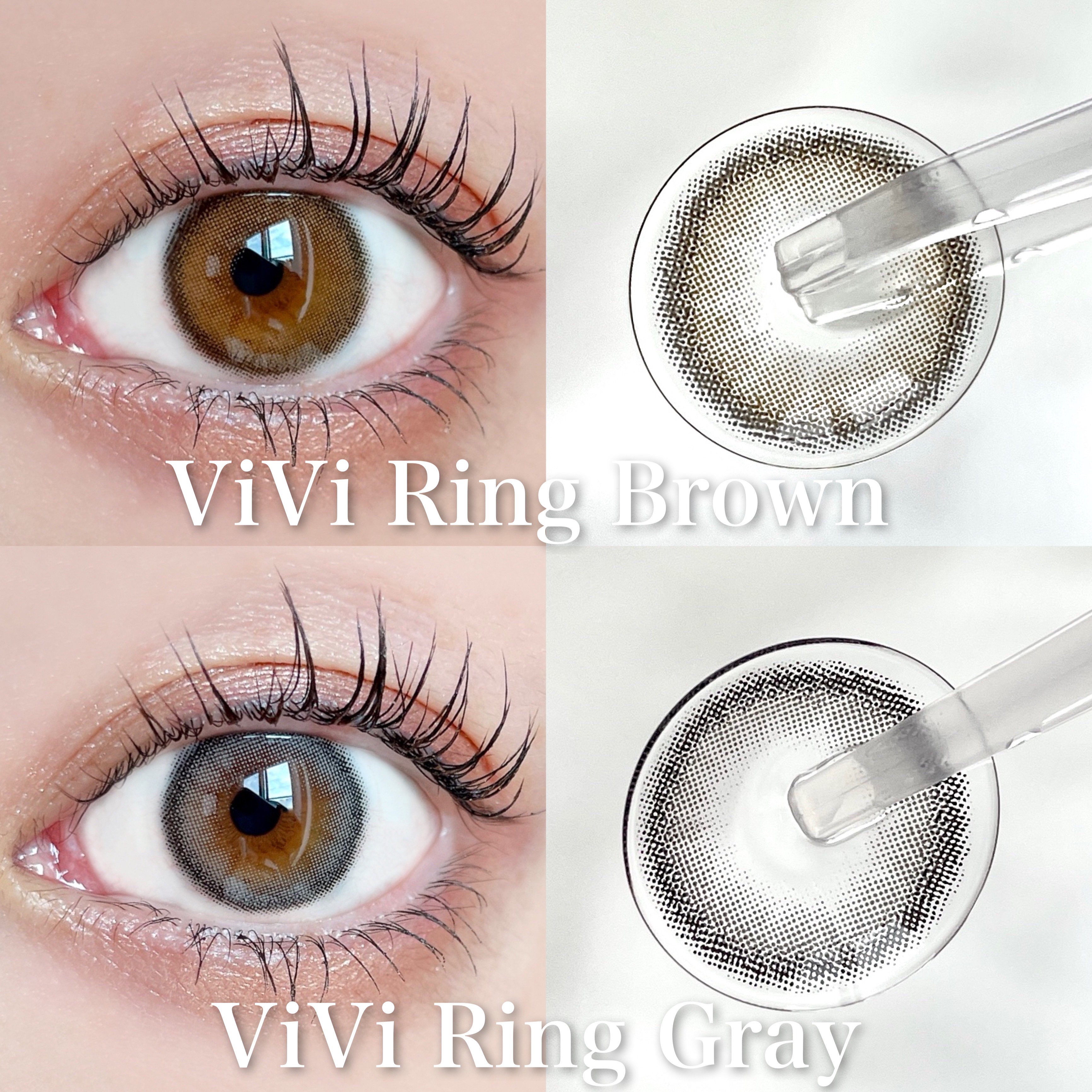 ViVi Ring 1Month/OLENS/カラーコンタクトレンズを使ったクチコミ（3枚目）
