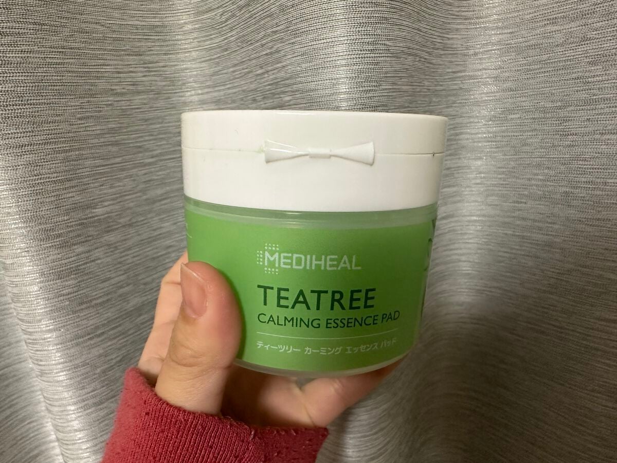 ティーツリーカーミングエッセンスパッド/MEDIHEAL/トナーパッドを使ったクチコミ(1枚目)