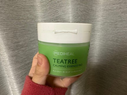 ティーツリーカーミングエッセンスパッド/MEDIHEAL/トナーパッドを使ったクチコミ(1枚目)