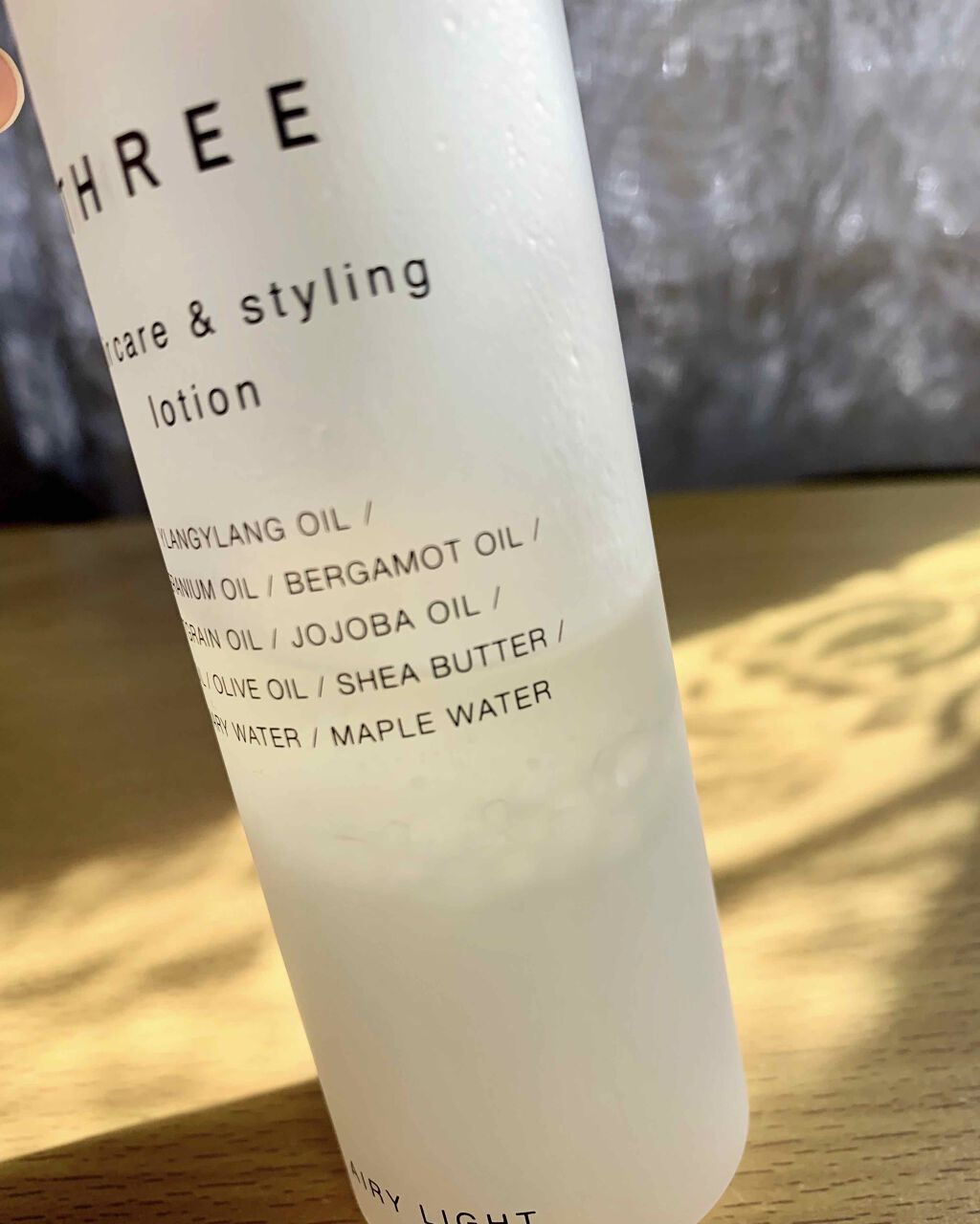 ヘアケア＆スタイリング ローション/THREE/ヘアミストを使ったクチコミ（2枚目）