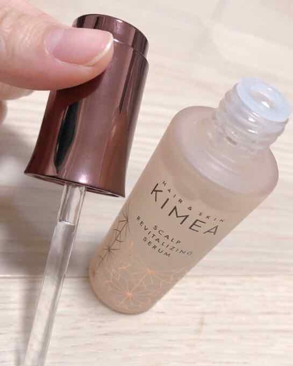 スカルプ リバイタライジングセラム/ヘア&スキン キメア/頭皮ローションを使ったクチコミ(2枚目)