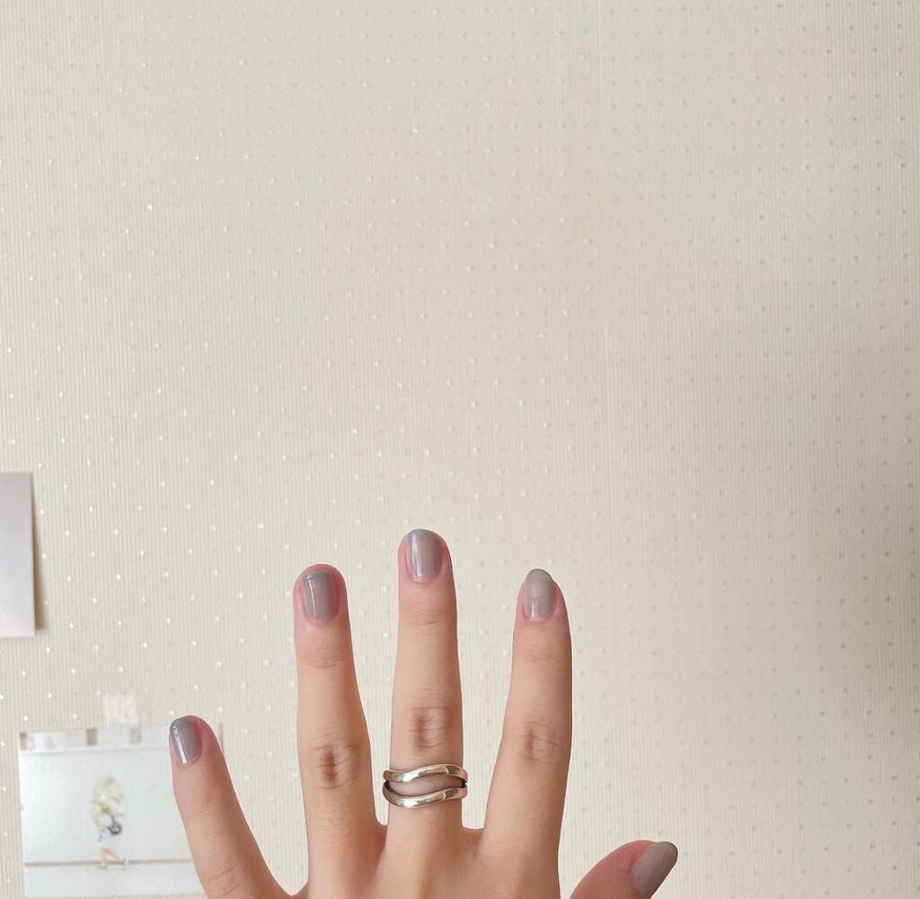 カラーベースコート ゼロ/uka/オールインワンネイルを使ったクチコミ(2枚目)