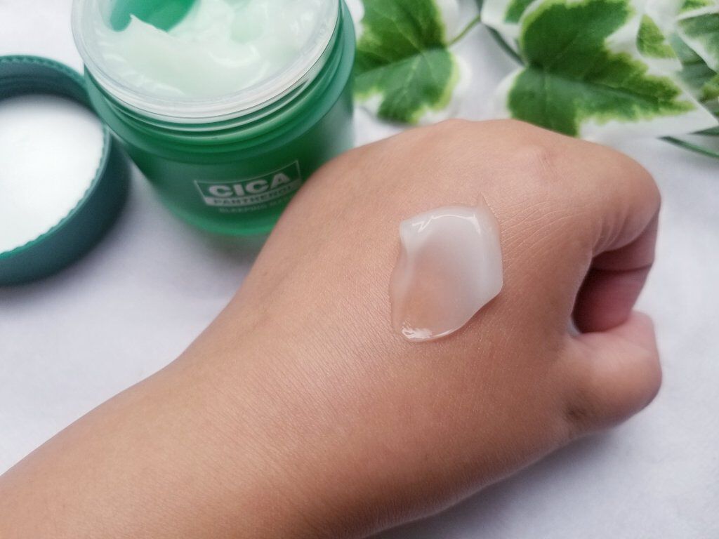 シカパンテノールスリーピングマスク/SNP/フェイスクリームを使ったクチコミ（2枚目）