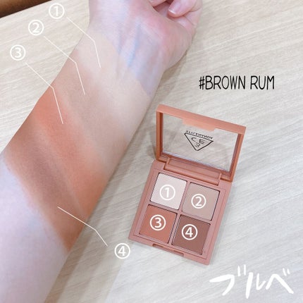 3CE マルチアイカラーパレット/3CE/アイシャドウパレットを使ったクチコミ(4枚目)