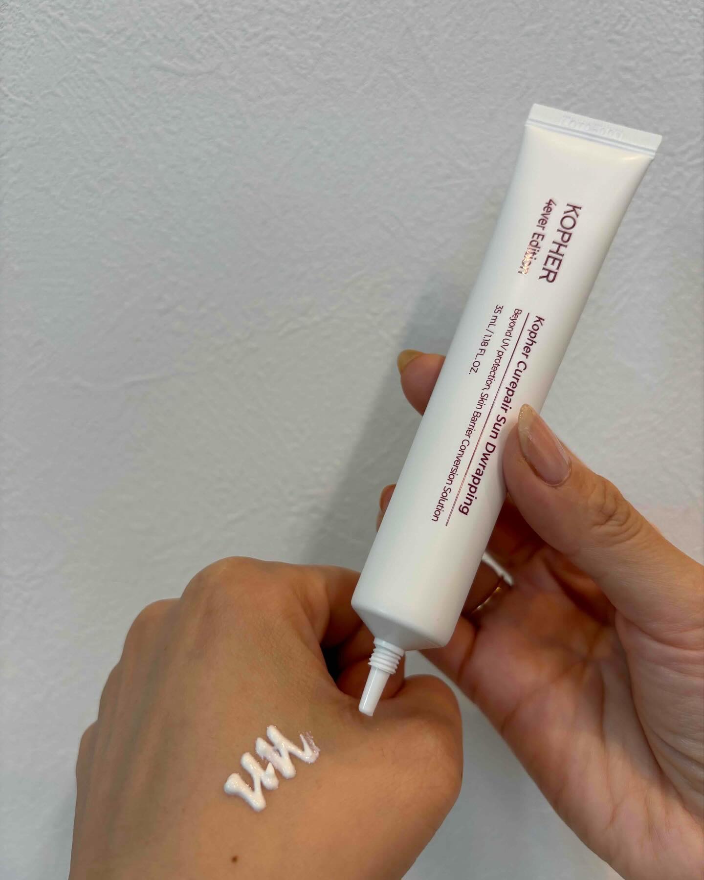 キュリペアサンドラッピング/KOPHER/日焼け止めクリームを使ったクチコミ（2枚目）