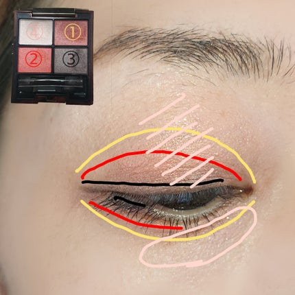 デザイニング カラー アイズ 118 朱夏-AKENATSU/SUQQU/アイシャドウパレットの画像